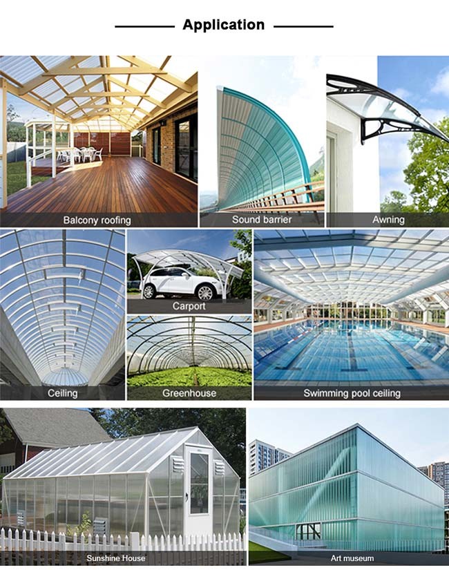 H Shape 10mm Polycarbonate Sheet Profiles