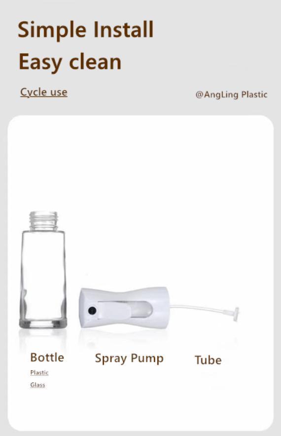 500ml Plastic Continue Sprayer Pet Bottle with Clip Locked