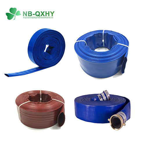 1 Inch to 16 Inch Water Discharge Hose 4 Bar PVC Layflat Hose