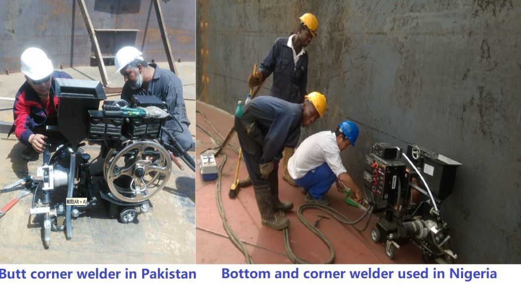 Automatic Butt Fillet Tractor Welding Machine for Tank Base Plate