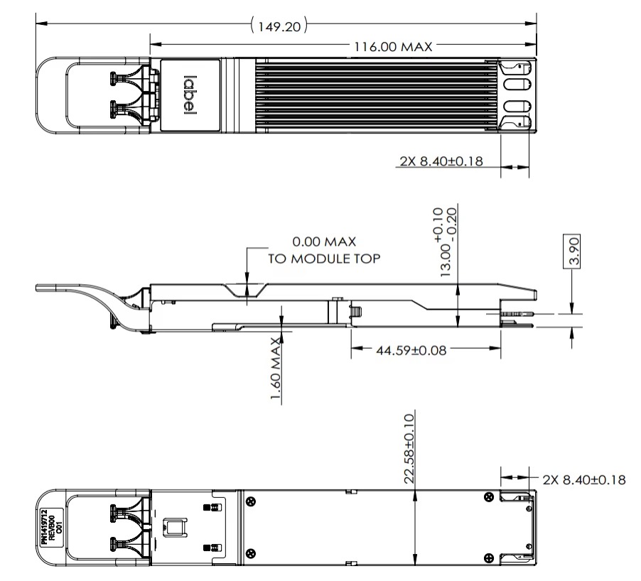 High-Speed Data Center 800G OSFP Optical Transceiver Module InfiniBand NDR Ethernet Optical Module