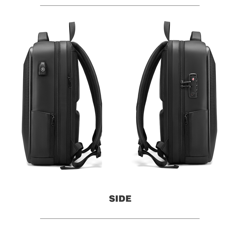OEM ODM Waterproof Hard Shell Backpack 15.6inch Usb Laptop Backpack