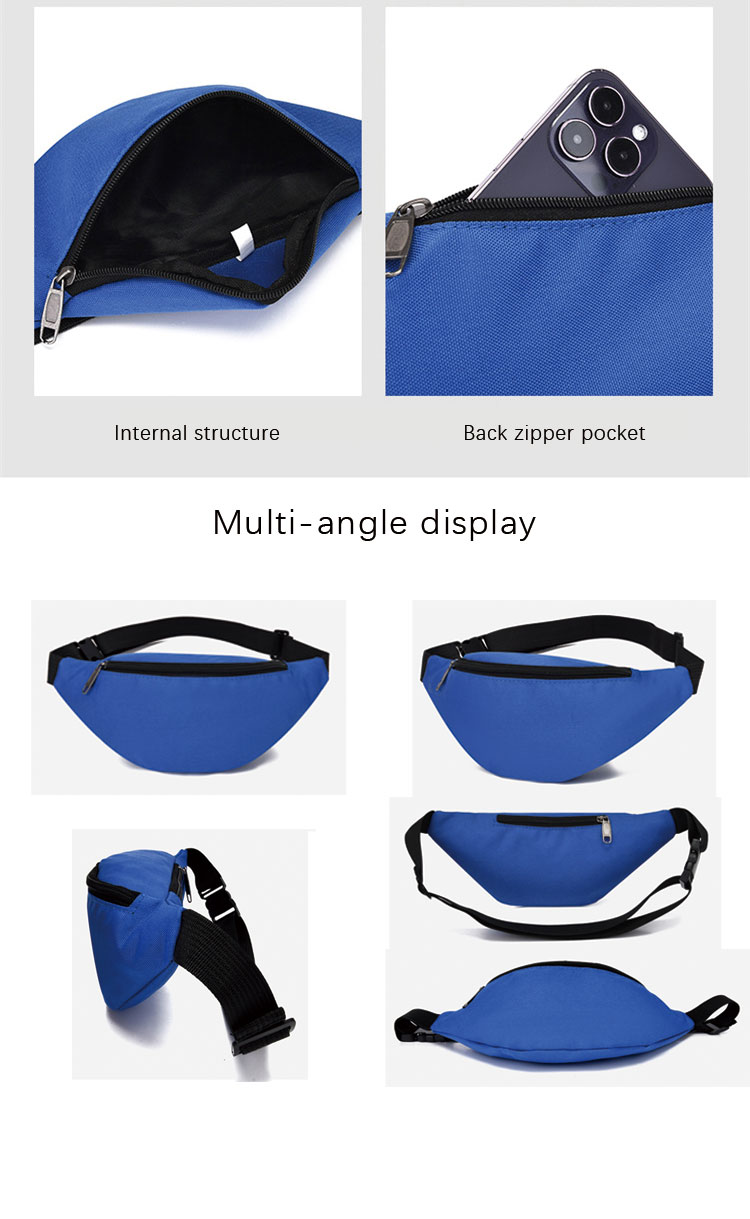 Unisex Waist Bag Fashion Waterproof Chest Handbag Pocket Bag