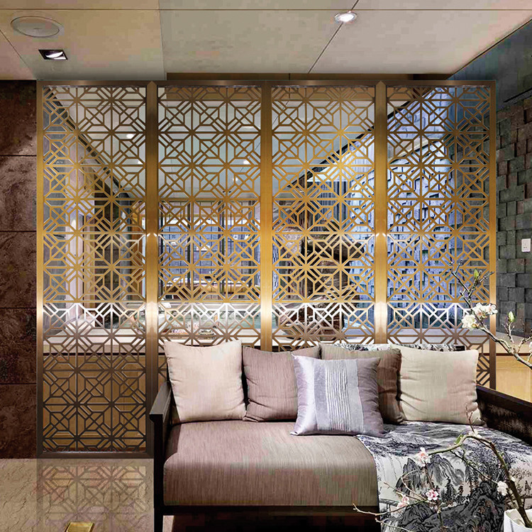 Gold Stainless Steel Partition For Facade/Wall Cladding/ Curtain Wall/Ceiling