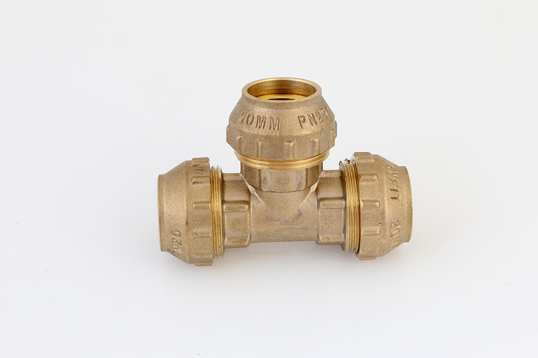 Good quality brass female elbow pe compression fittings for pe pipe