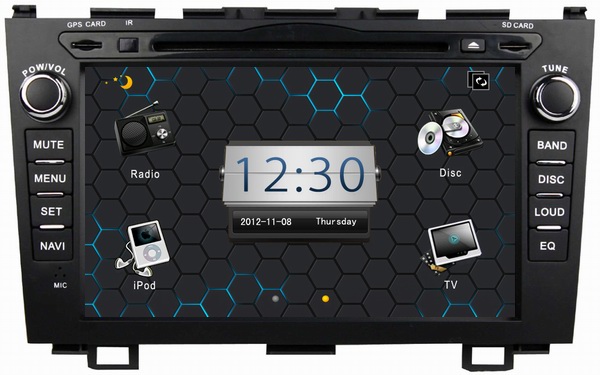 Car audio and video for Honda CRV 2006-2011 with Picture In Picture function OCB-8034