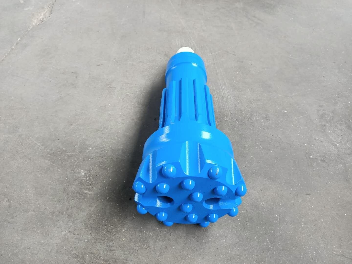 6" DTH Bits Flat Face With Foot Valve QL60 165mm For Hard Rock Formation