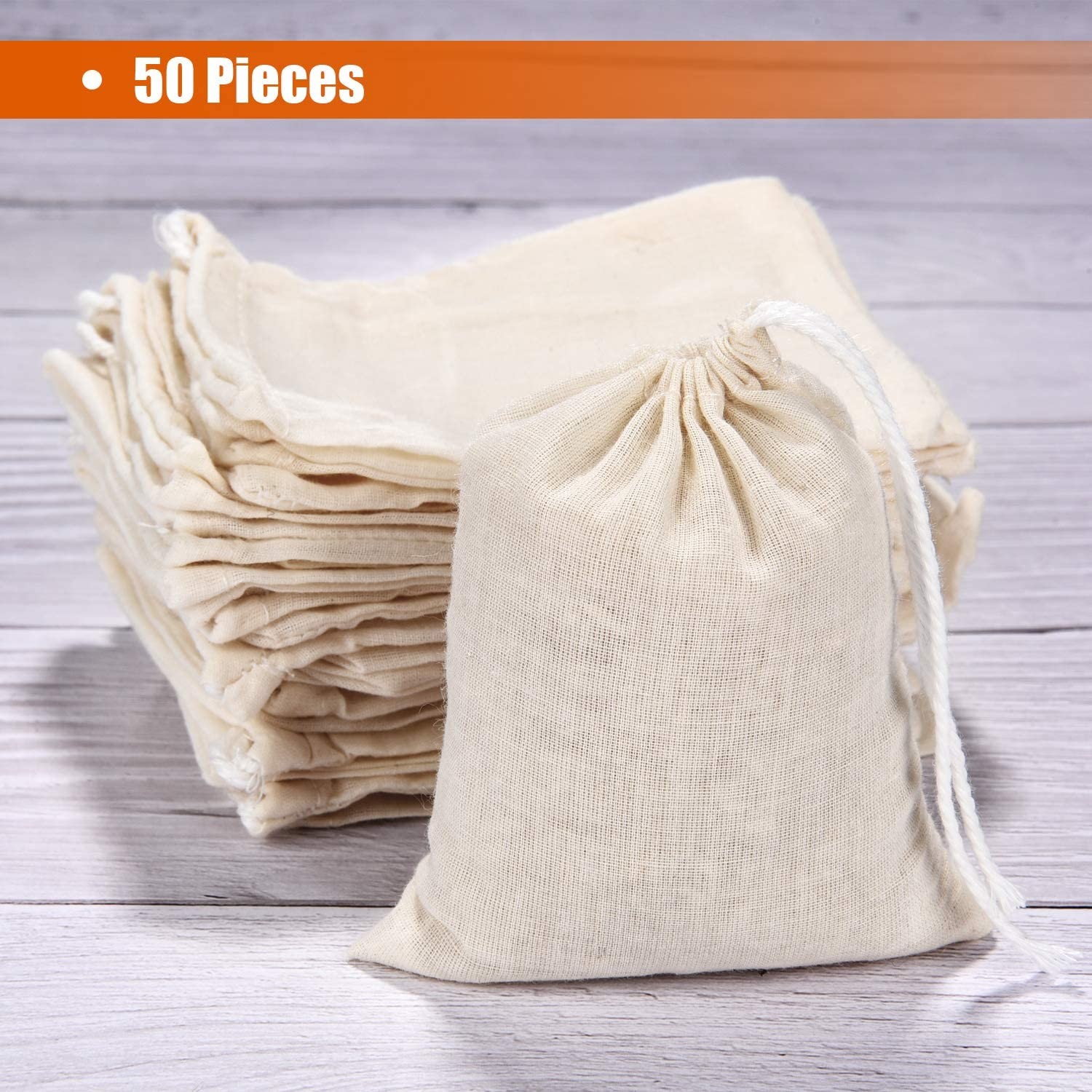 Factory Direct Supply Custom Multipurpose Different Size Cotton Storage Bags promotional drawstring bags