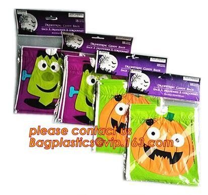 Halloween Tote Bag Kids Pumpkin Bat Ghost Spider Gift Bags Halloween Props Children Toys Trick Treat Candy Bag bagease