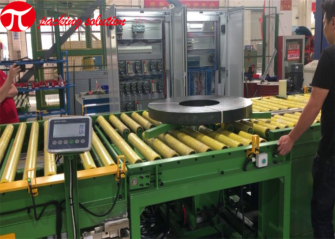 PLC Copper Coil Wire Wrapping Machine Unmanned 380V 50Hz
