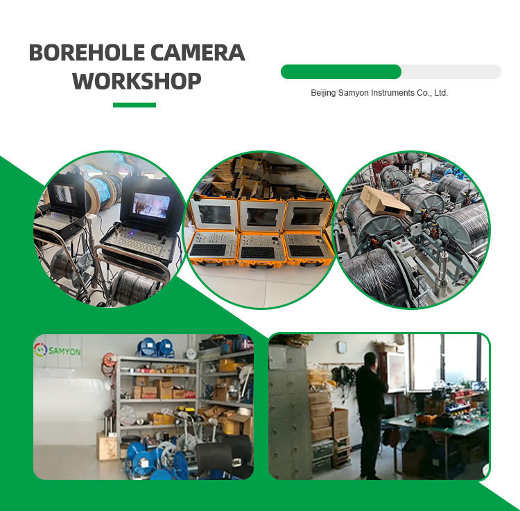 200m 40mm Bore Hole Camera System For Under Well Inspection