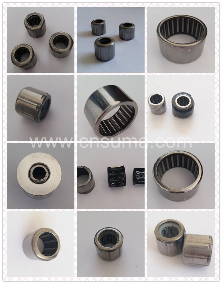 HF freewheeling roller clutch one way needle bearing with steel springs
