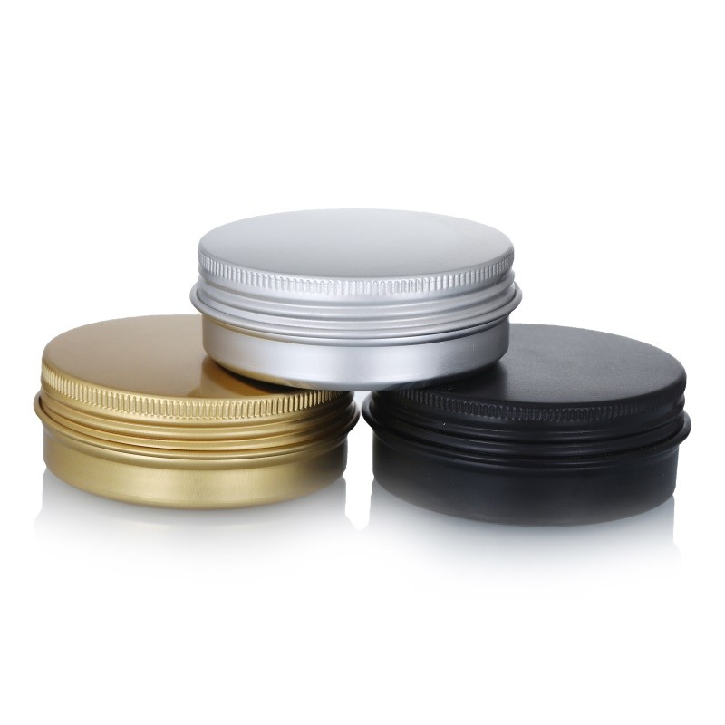 120g 25g Metal Cosmetic Jar Antirust Aluminium Tin Containers