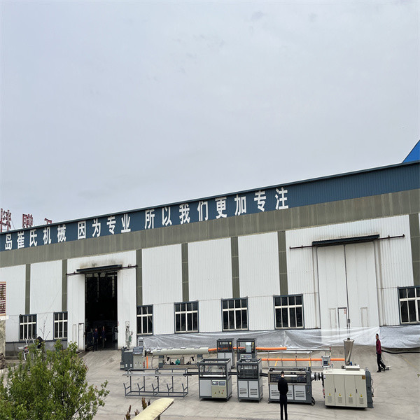 High Speed Spiral Pipe Extrusion Line Single Wall Pipe Making Machinery