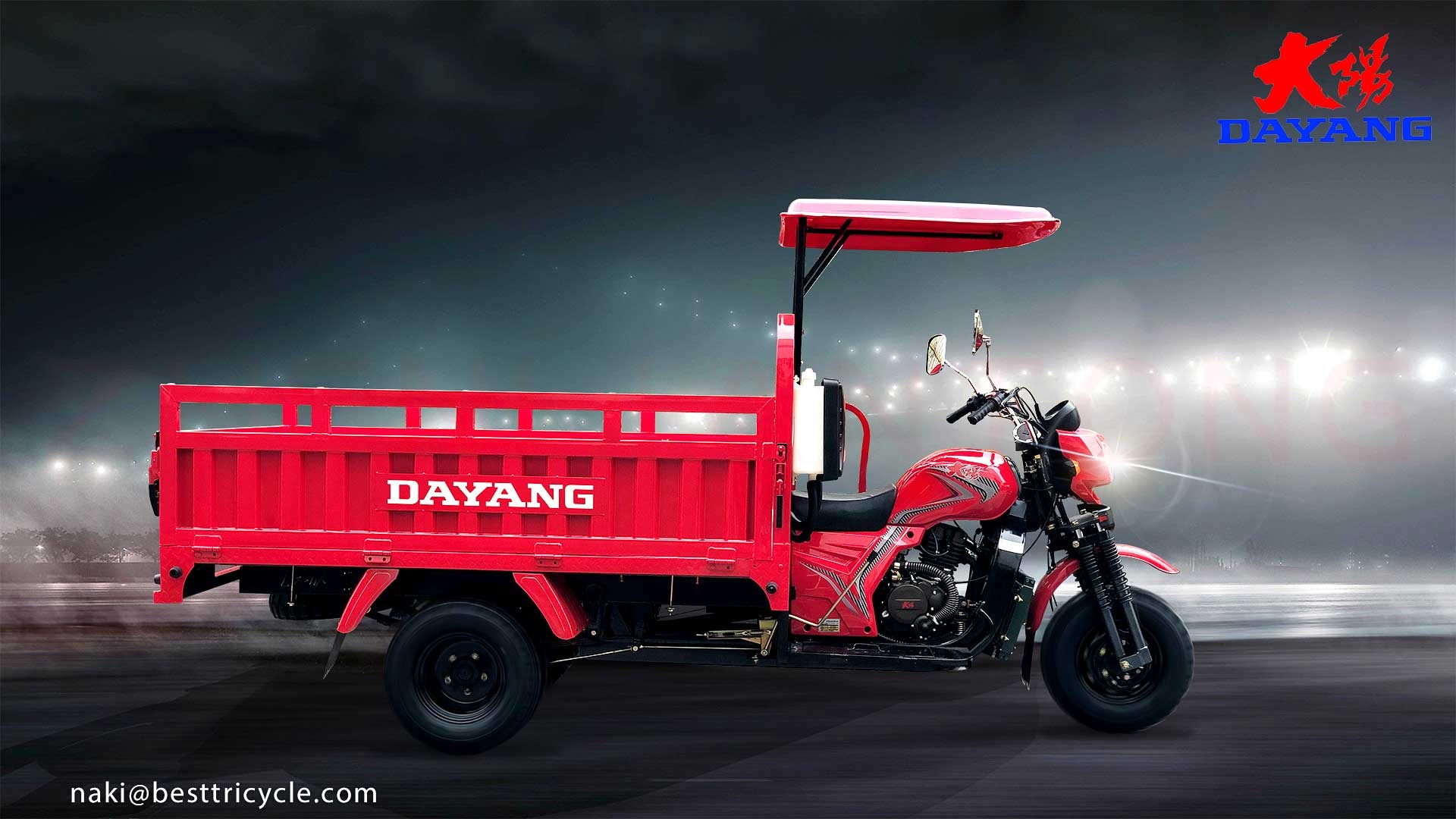 Unleash the Power of DAYANG DY-H8 250cc/300cc/350cc Tricycle in Africa with 12V Engine