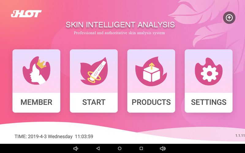 Beauty Salon Skin Analyzer Software Auto Digital System Scanner 10.1 Inch Screen