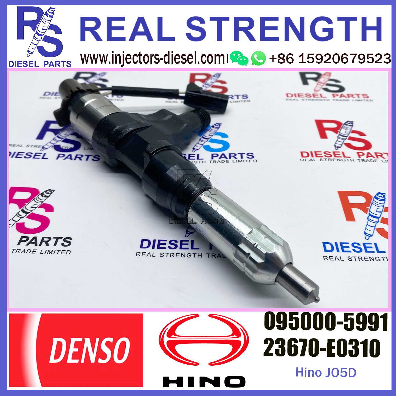 injector 095000-5995 23670-E0310 23670-E0311 for HINO J05D UD TRUCK common rail fuel injector 095000-5991 23670-E0310