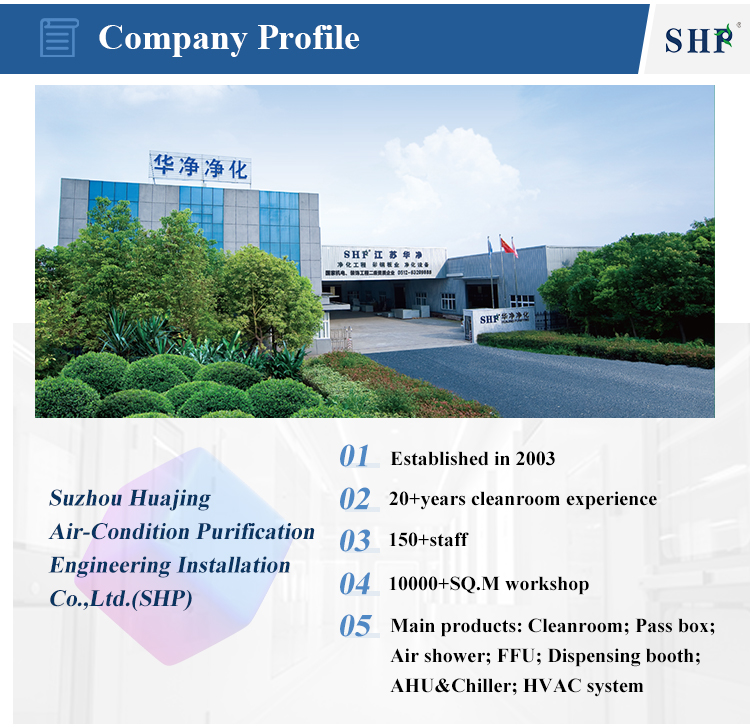 99.99% 0.3um Cleanroom Equipment Biological Safety Hood Customizable Laminar Flow Hood For Food Shop