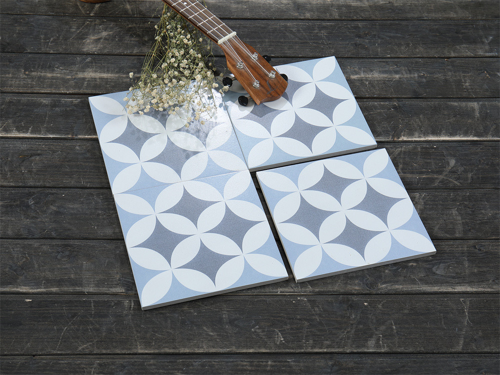 Firebrick 200x200mm Indoor Wall Tiles For Balcony And Encaustic Ceramic Rustic Tiles For Kitchen