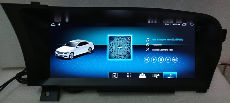Ouchuangbo android 9.0 car audio gps for 10.25 inch Benz S W221 2005-2013 8 core 4GB+64GB