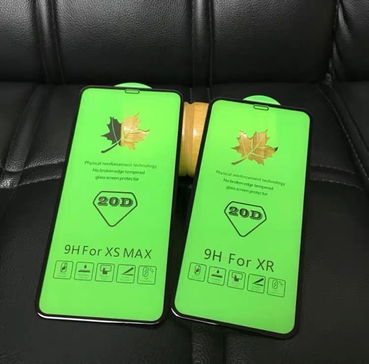 9H Full Coverage Screen Protector , 20D Mobile Phone Screen Cover for Iphone Xs Max