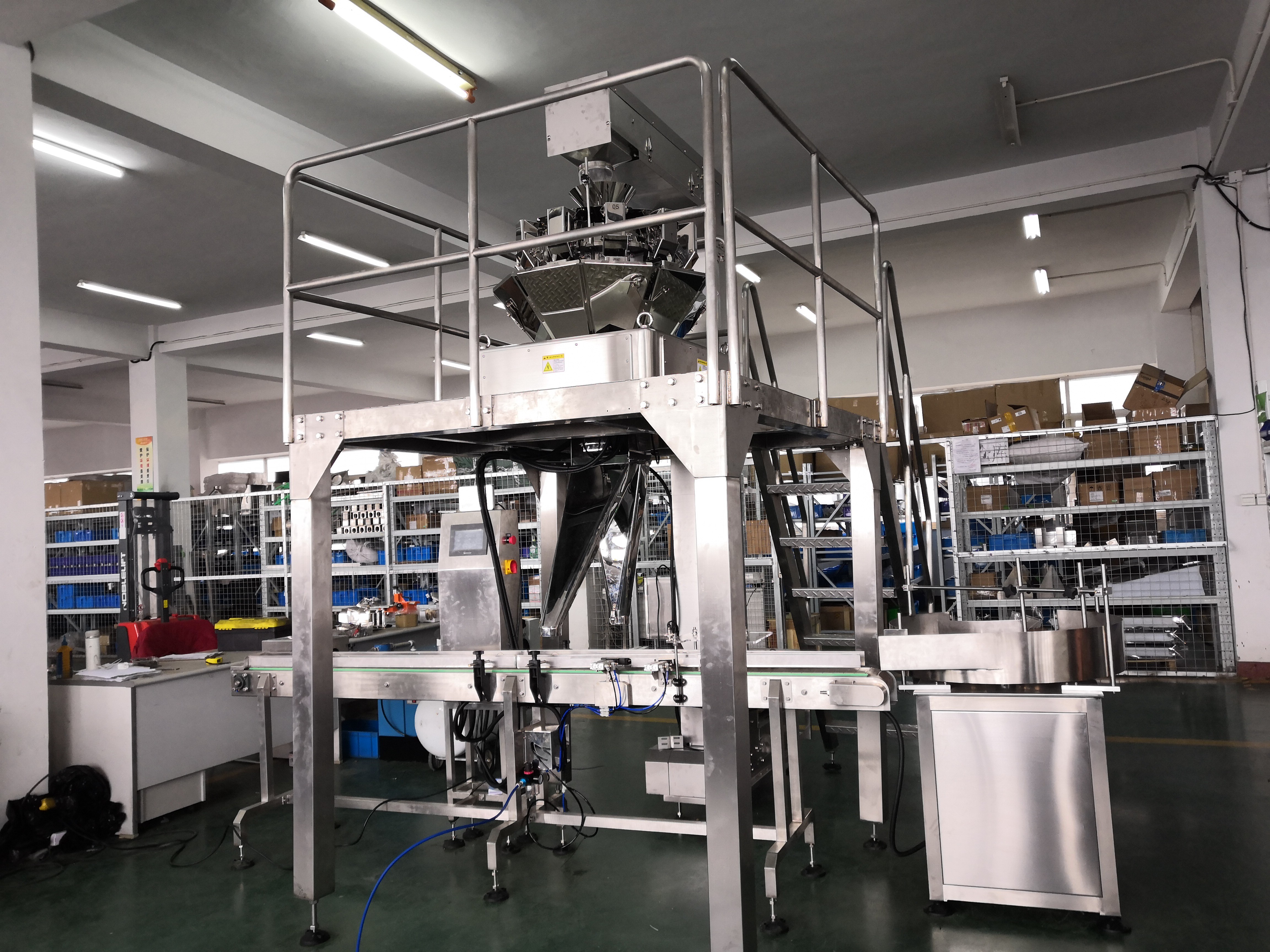 Vegetables Fruits Salad Plastic Container Packaging Machine