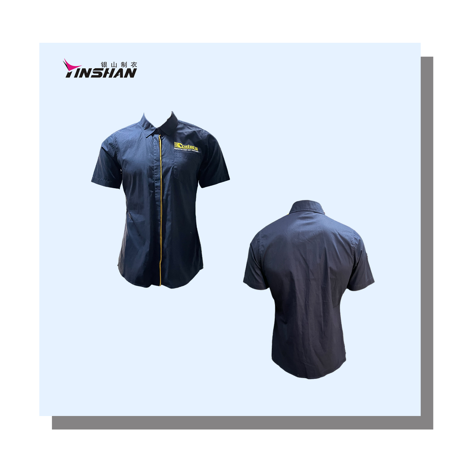Workwear Short Sleeve T Shirt for Men's Work Shirt and Labor Protection Clothing
