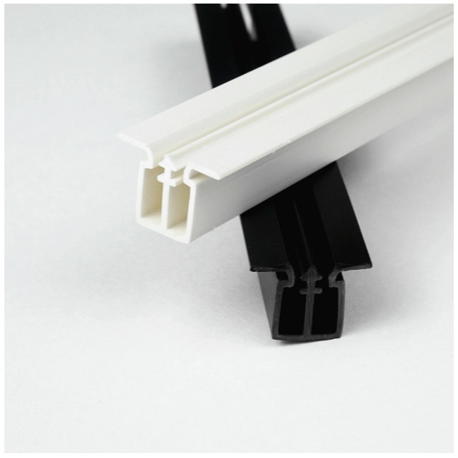 PVC Bendable Sliding Double Hidden Ceiling Curtain Track