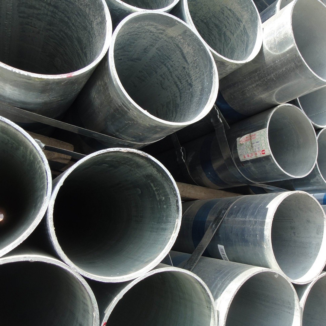 Hot Dip Galvanized Round Steel Pipe / GI Pipe Pre Galvanized Steel Pipe Galvanized Tube For Construction
