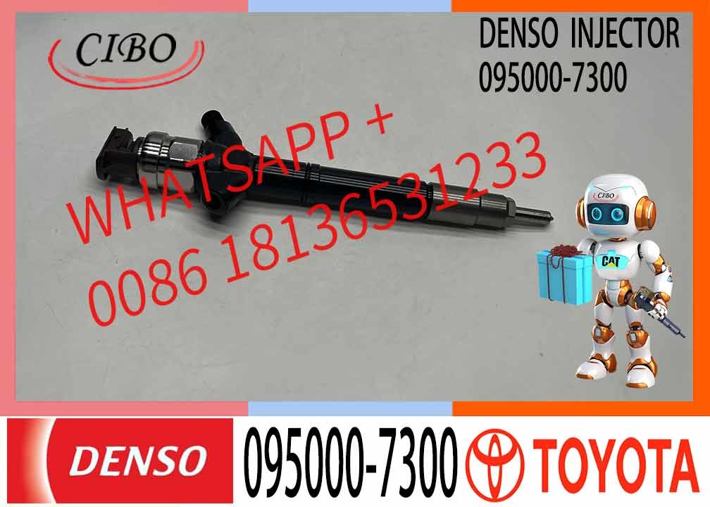 Denso Common Rail Fuel Injector 095000-7300 23670-0R140 Compatible With To Yota CO ROLLA 2.0 D-4D Diesel Engine 1AD-FTV
