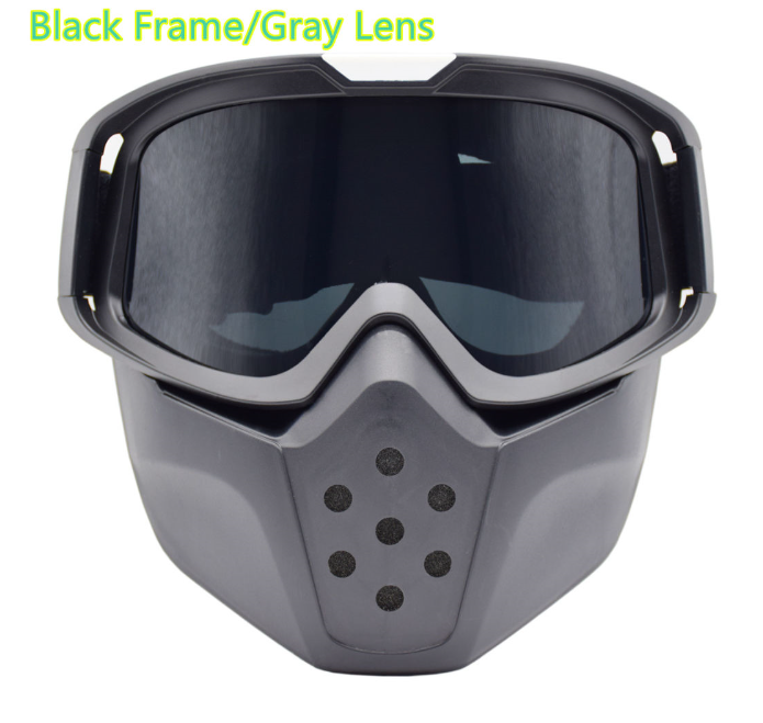 Full Face Construction Safety Glasses , Prescription PPE Glasses ABS Raw Frame