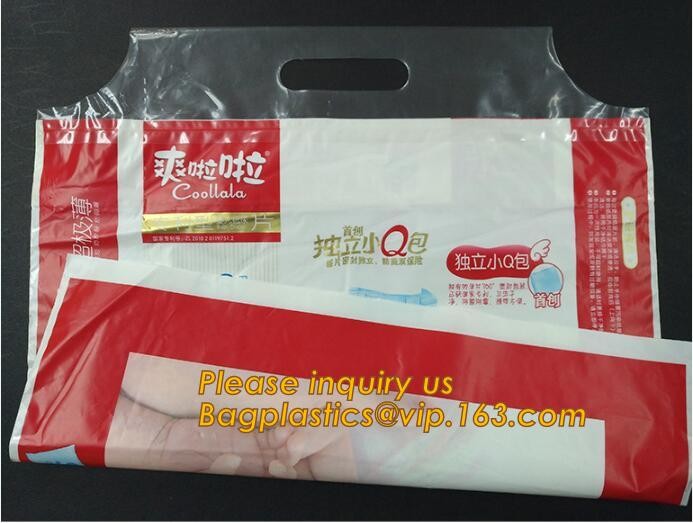 Factory Custom made Environmental PVC clear packaging toy storage handle bag,plastic tote packaging bag with handles fro