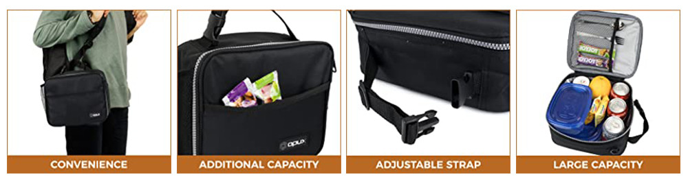 Leakproof Reusable Insulated Lunch Pail For picnic