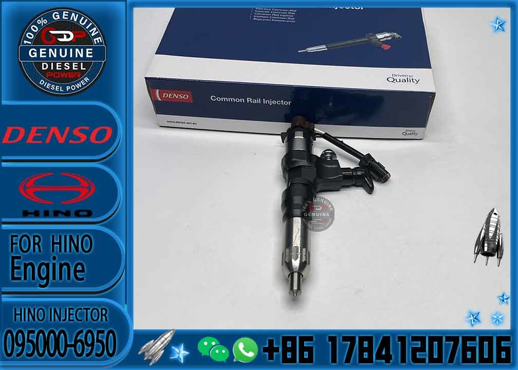 Brand New Auto Part Diesel fuel Injector 095000-6593 / 095000-6950 / 23670-E0010 Common Rail Injector