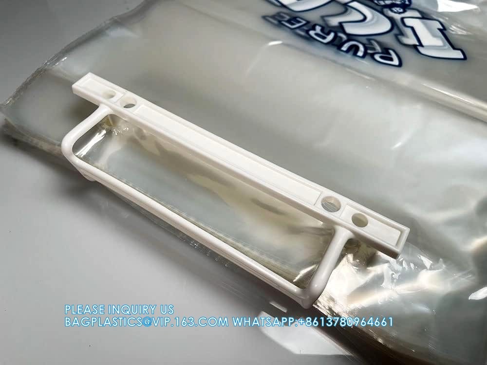 Recycle Large Capacity Durable 8/10/20 Lb Ice Bag Set Pack Ldpe Plastic Wicket Ice Cube Bags Packaging