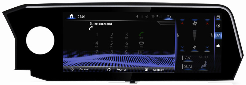 Ouchuangbo car radio gps wifi bluetooth for Lexus ES ES200 ES300h ES260 XV70 2018 support android 9.0 OS 8 Core CPU