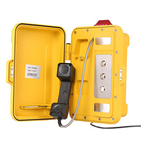 SIP Weatherproof Telephone IP67 Waterproof Vandal Resistant Analog Industrial Telephone