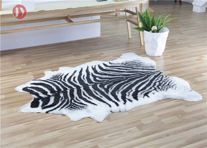 Animal Printed Faux Animal Shaped Rugs Carpet Large Cow Hide Floor Rug For Living Room