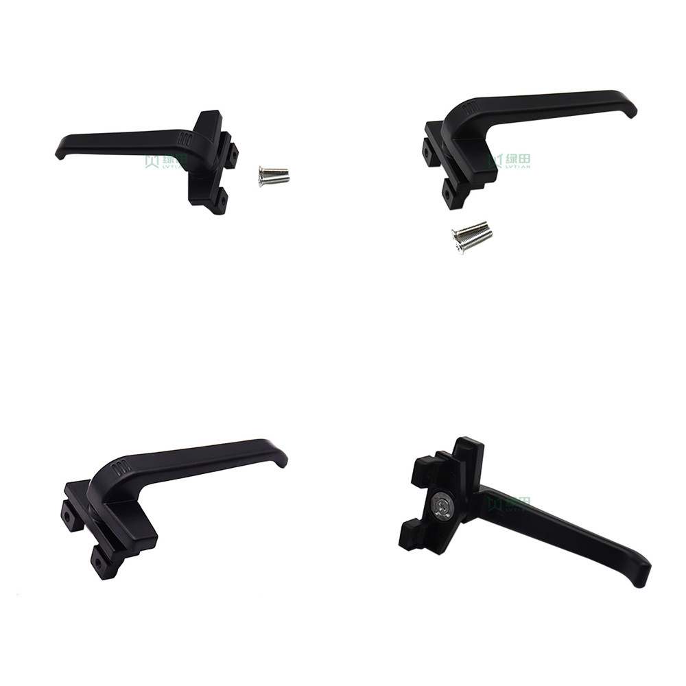 Aluminium Window Door Accessories High Foot Casement Handle With Srews