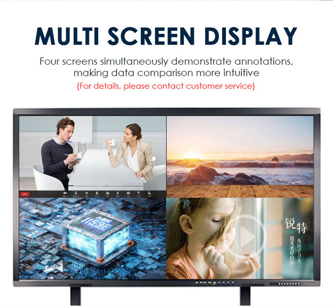 450cd/M2 Smart Blackboard Interactive Flat Panel 70 Inch Touch Screen
