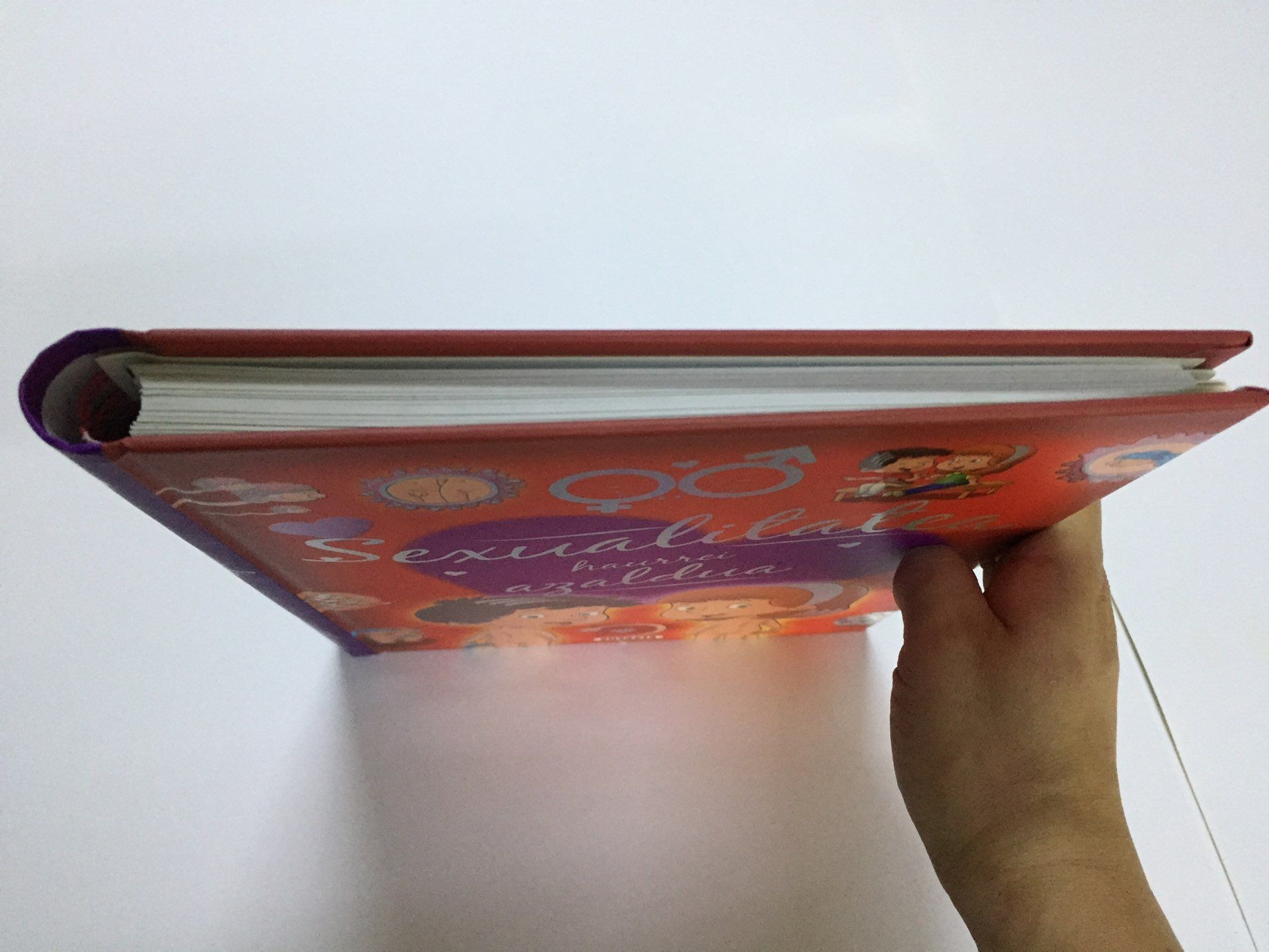 Gold Foil Round Spine Children Story Book With Perfect Binding Logo Embossing