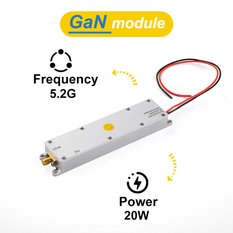 5.2g 5150-5350MHz 20W GaN Module for Counter Fpv Anti Drone PA Power Amplifier Module PA Module Anti Fpv Power Amplify Module