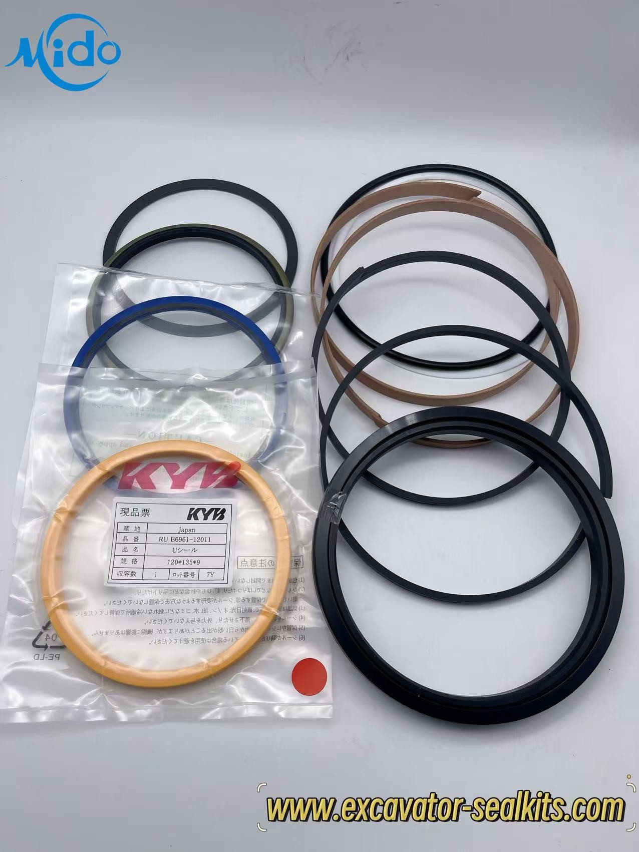High Temperature Mechanical Seal SY350-9 SANY Excavator Arm Hydraulic Cylinder Seal Kit With And Superior Performance