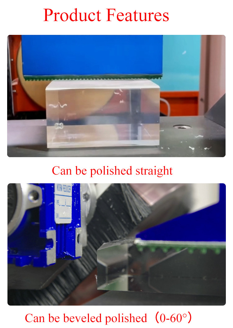 CE certification 380V Power SAIDE Acrylic Polishing Machine 1350mm Processing length PMMA polisher Cutting Polishing Machine