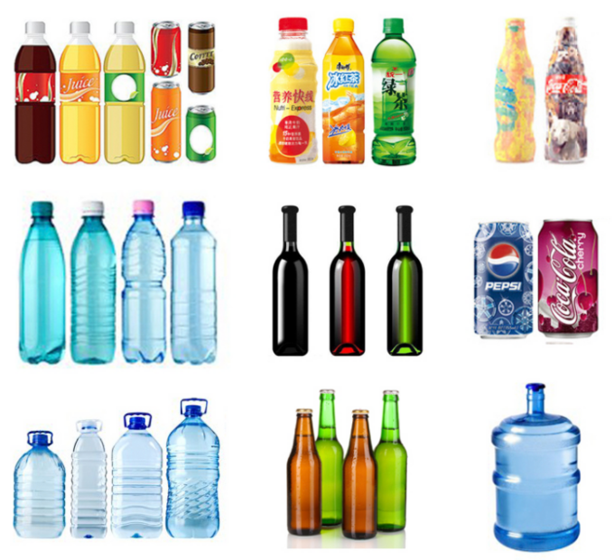Automatic Mineral Water Bottle Liquid 18000bph 3 In 1 Filling Machine