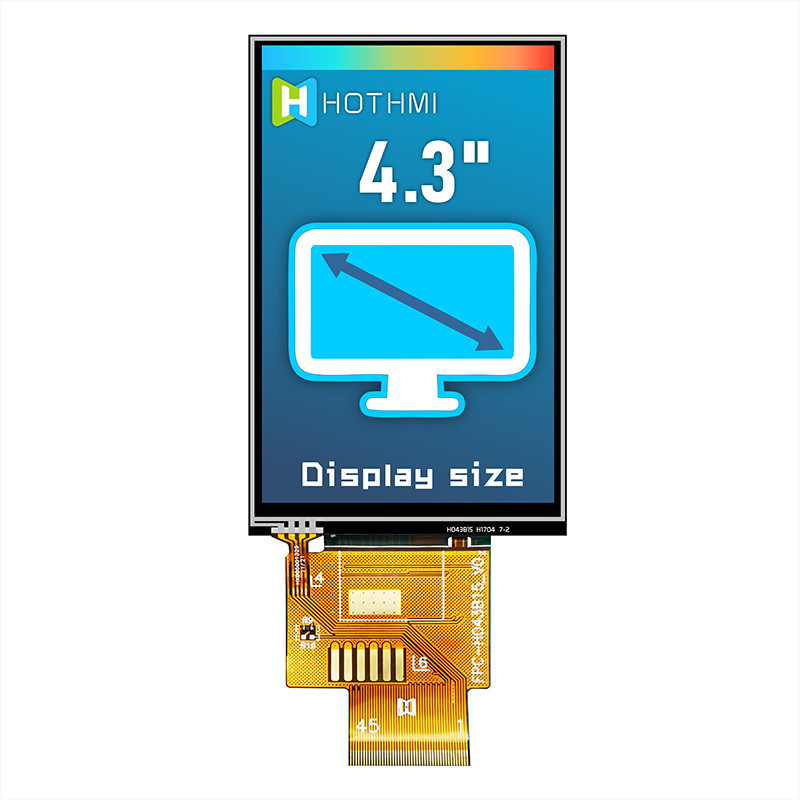 4.3 Inch Resistive Touch Screen Module 480X800 TFT LCD Display Manufacturer