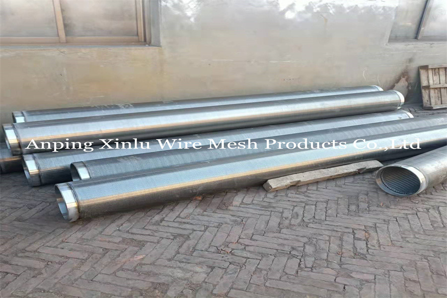 Large Open Area Wedge Wire Screen Pipe polishing For Filtration