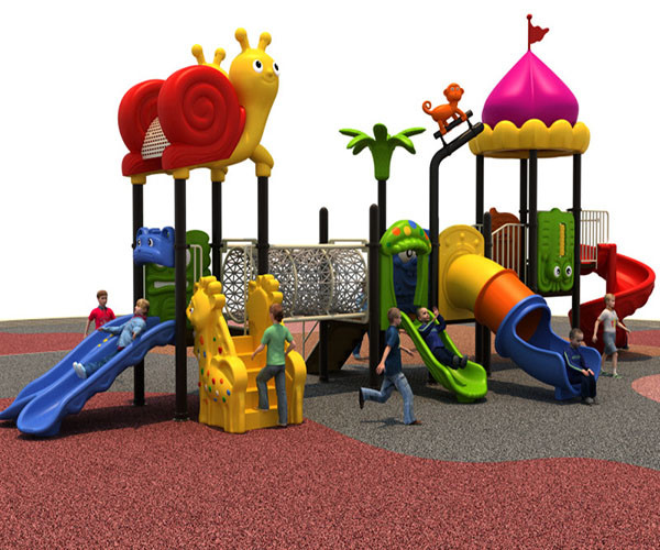 Jungle Kids Plastic Playground Equipment LLDPE Material For Kindergarten