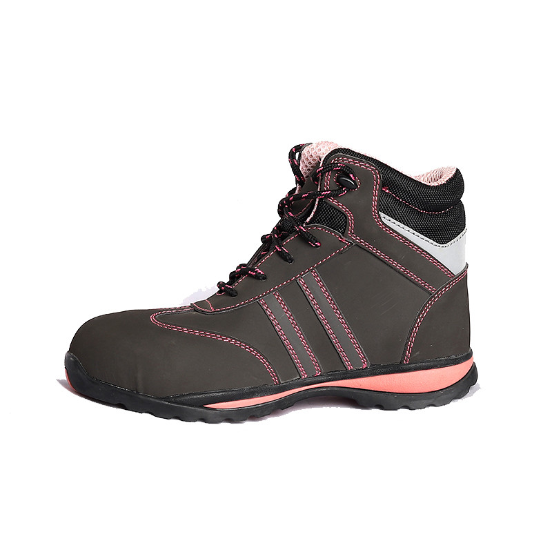 Fashionable Work Safety Women Non Slip Shoes Light Weight Mental Free Sports Anti Smash