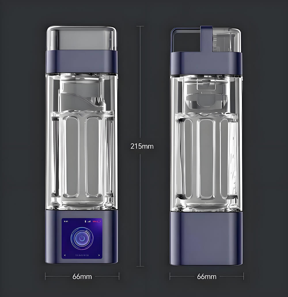 Anti Wrinkle Alkaline Hydrogen Water Cup Outdoor Sports Hydrogen Oral Cup